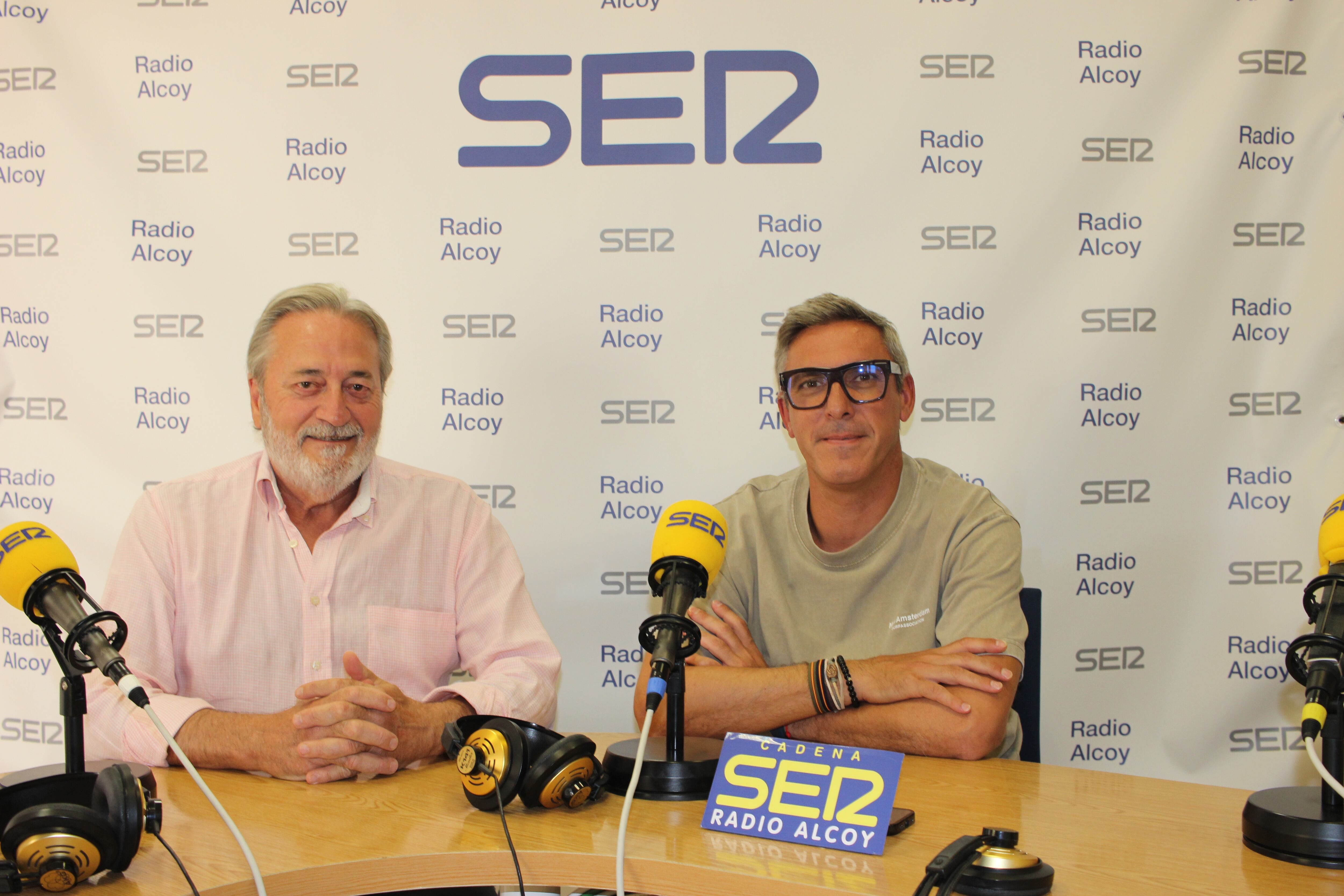 Andrés Hernández y Lorenzo Pastor, presidente y entrenador del Aitex PAS