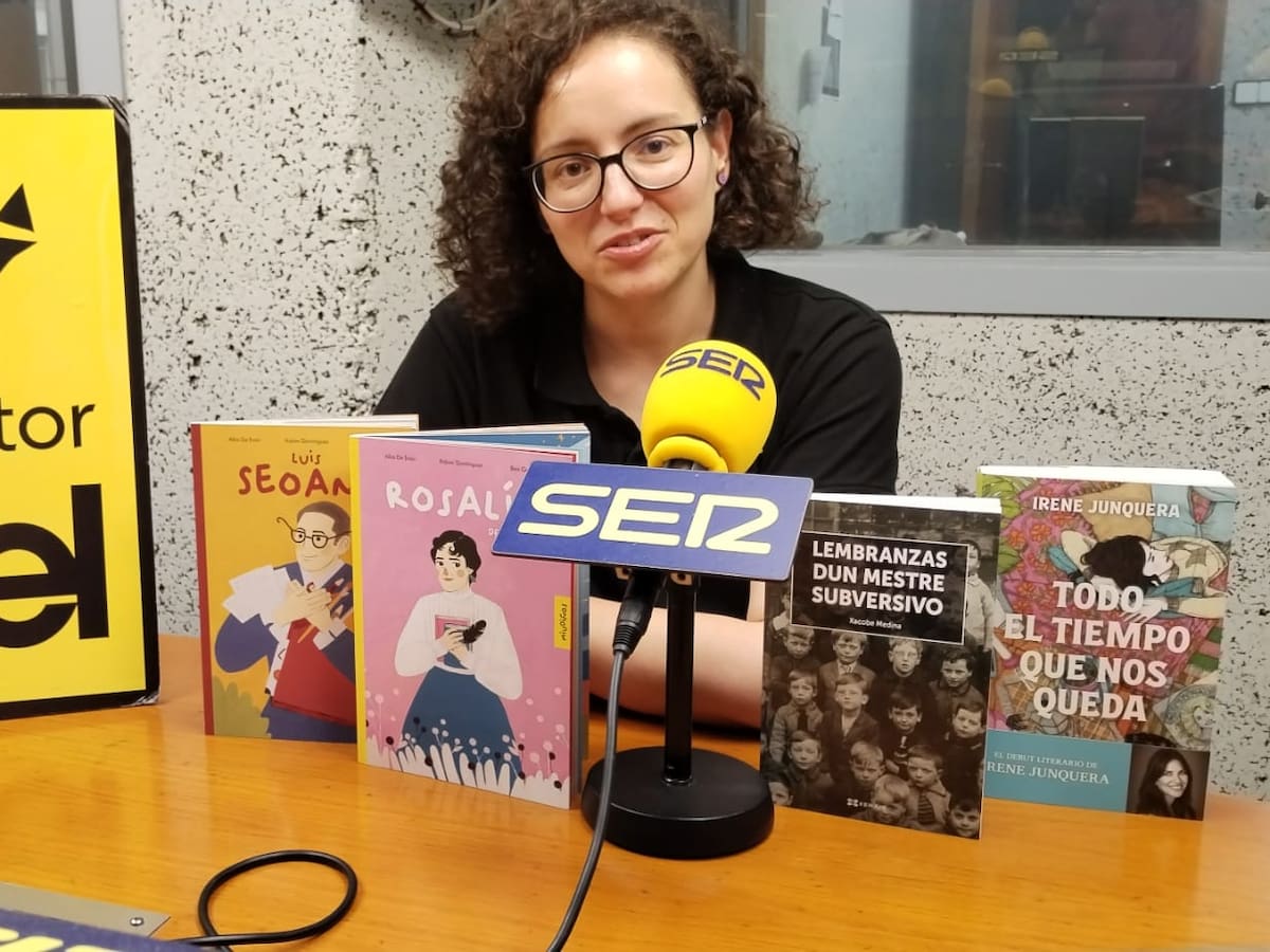 Celia Fernández en O faido dos libros del 9 de junio