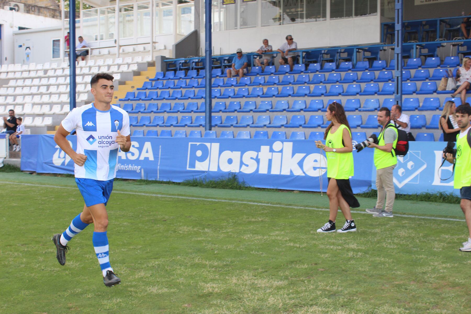 Antón en el acto de presentación de la plantilla de esta temporada 2022-23 de la que finalmente no formará parte