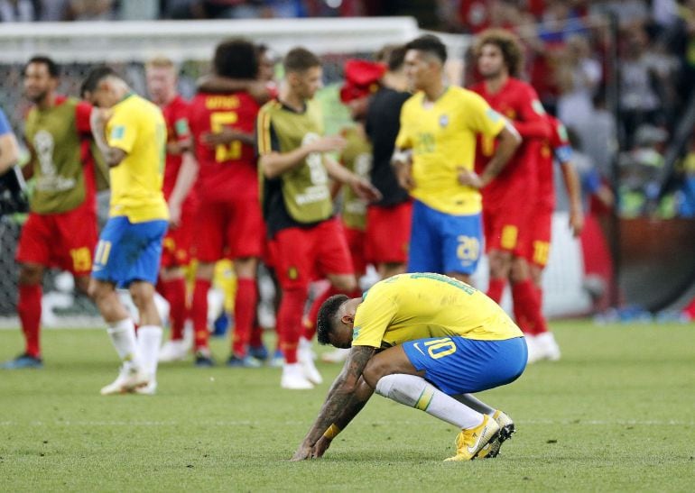 Neymar ante la victoria de Bélgica