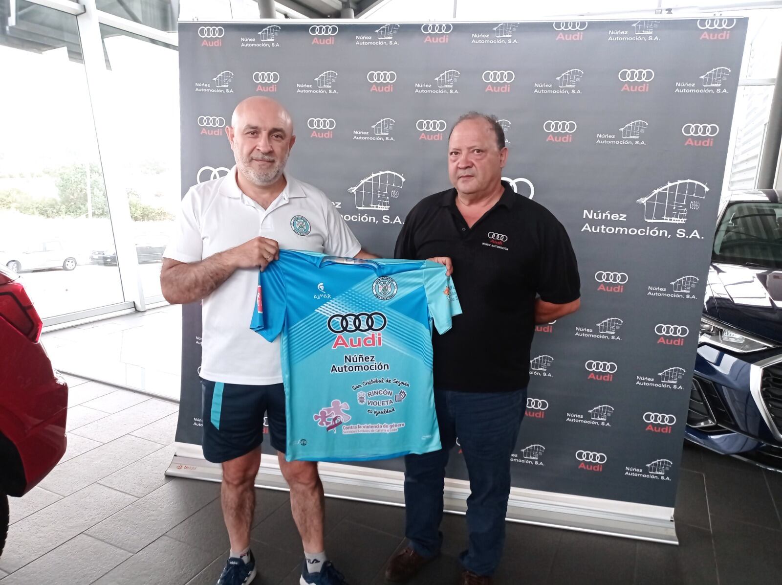 Nuevo patrocinio de Núñez Automoción para el equipo del CD San Cristóbal