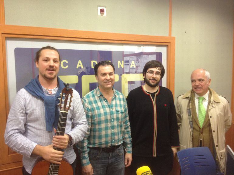 Francesco Bindella, Rafael Moreno, Fco. Javier Sánchez y Antonio Montesinos