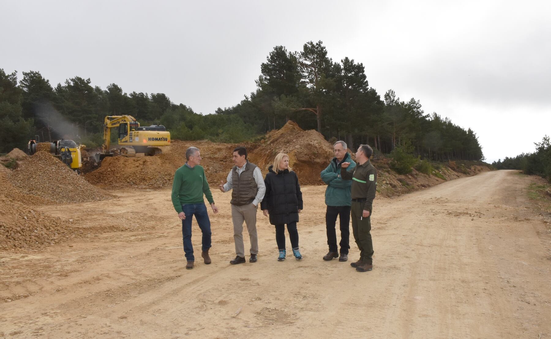 Visita a las pistas forestales