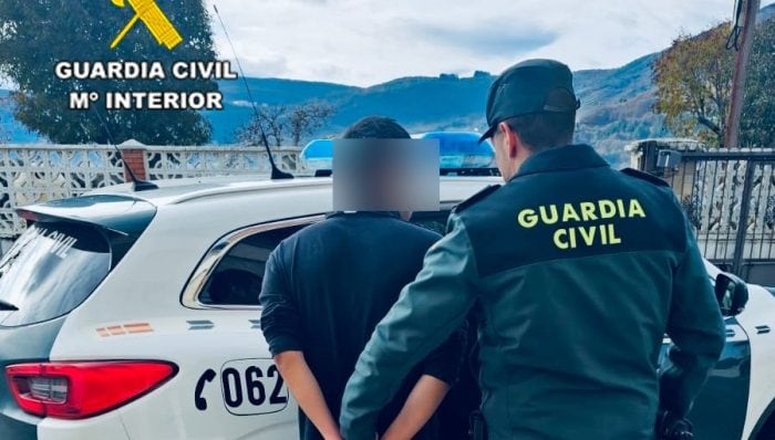 'El Truhan', en el momento de su detención