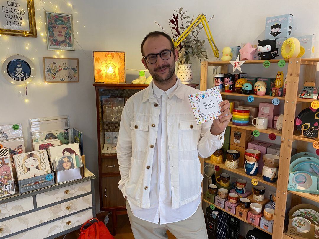 Pablo Rodríguez (Little) en la librería Ostin Macho.