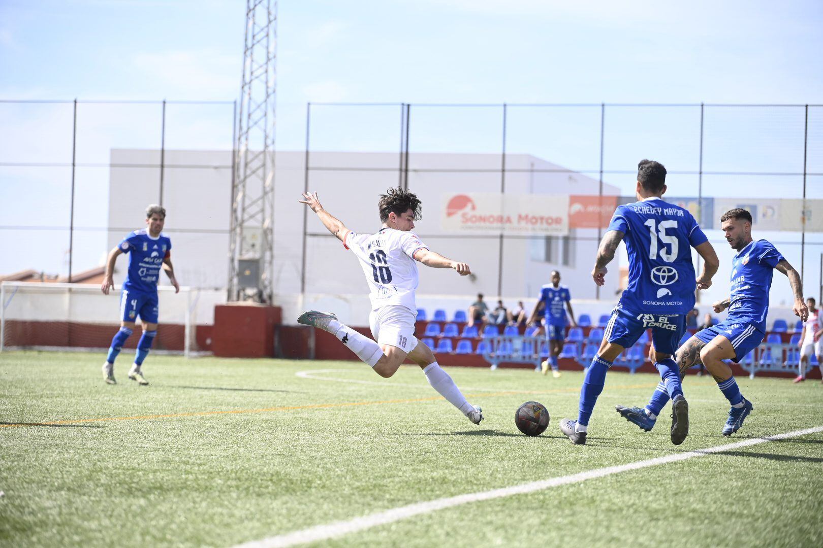 Morcillo en un lance del partido FOTO: CD Guadalajara