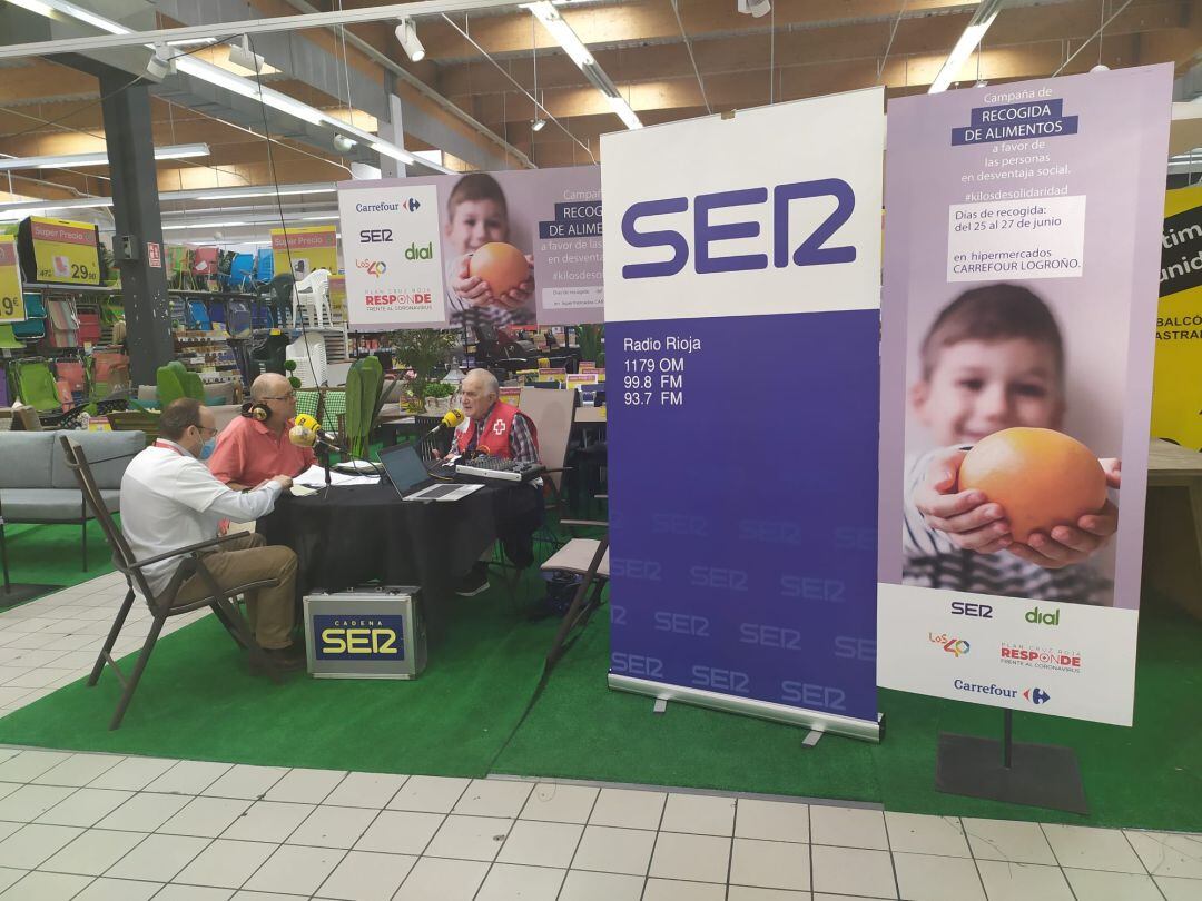 Cadena SER La Rioja comprometida con la campaña #Kilosdesolidaridad.