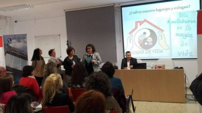 Momento de presentación del proyecto 'Hogar de vida'