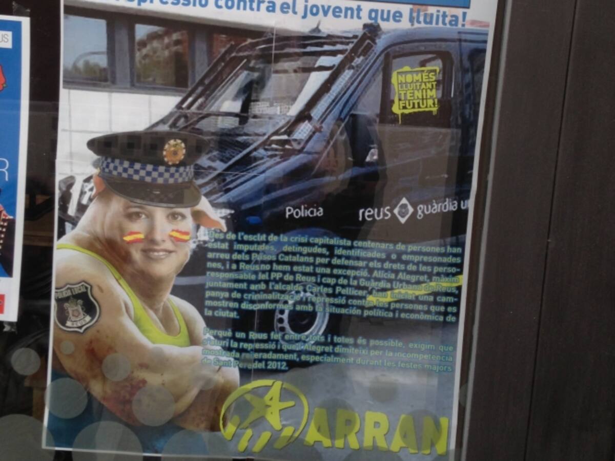 Polèmic cartell d'Arran per la festa major de Reus