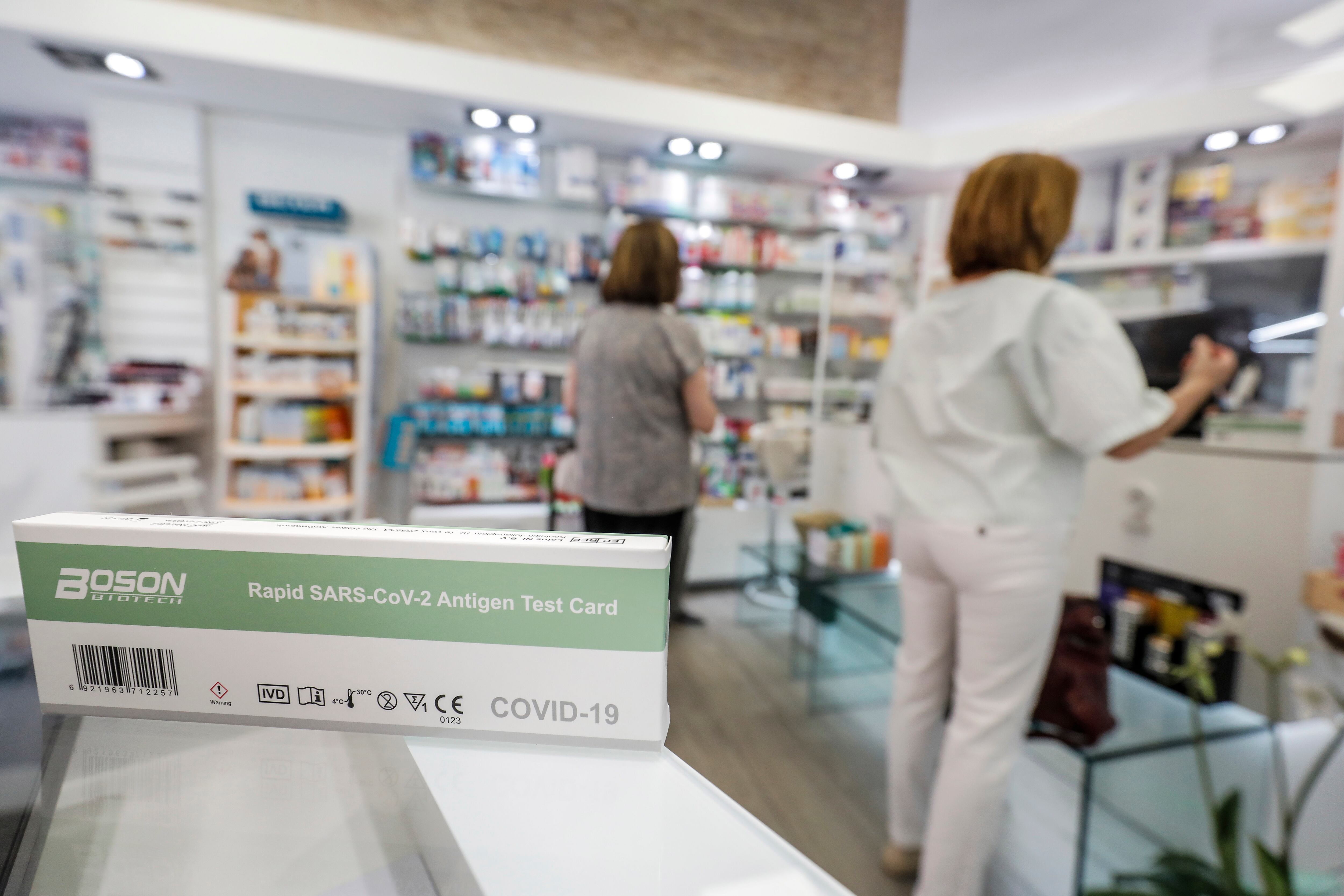 Farmacia donde se puede adquirir el test de antígenos que detecta la covid-19