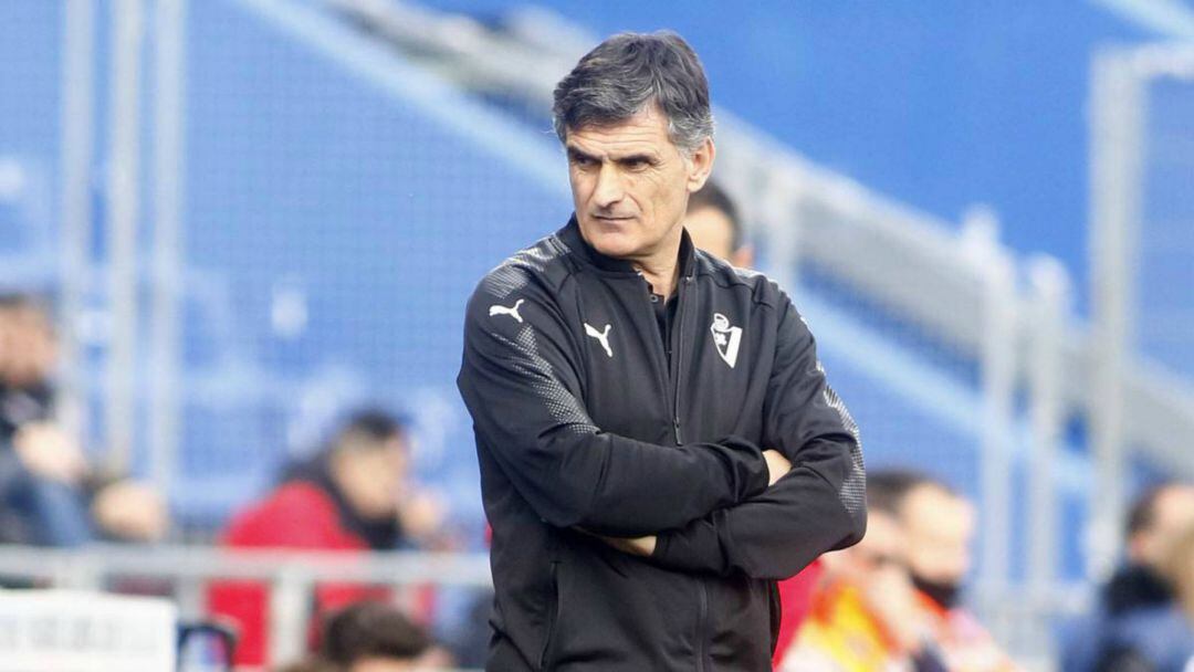 Mendilibar durante el partido de la última jornada contra la Real