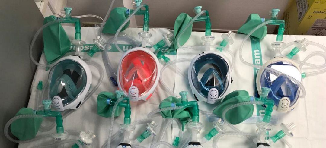 Imagen de las máscaras adaptadas