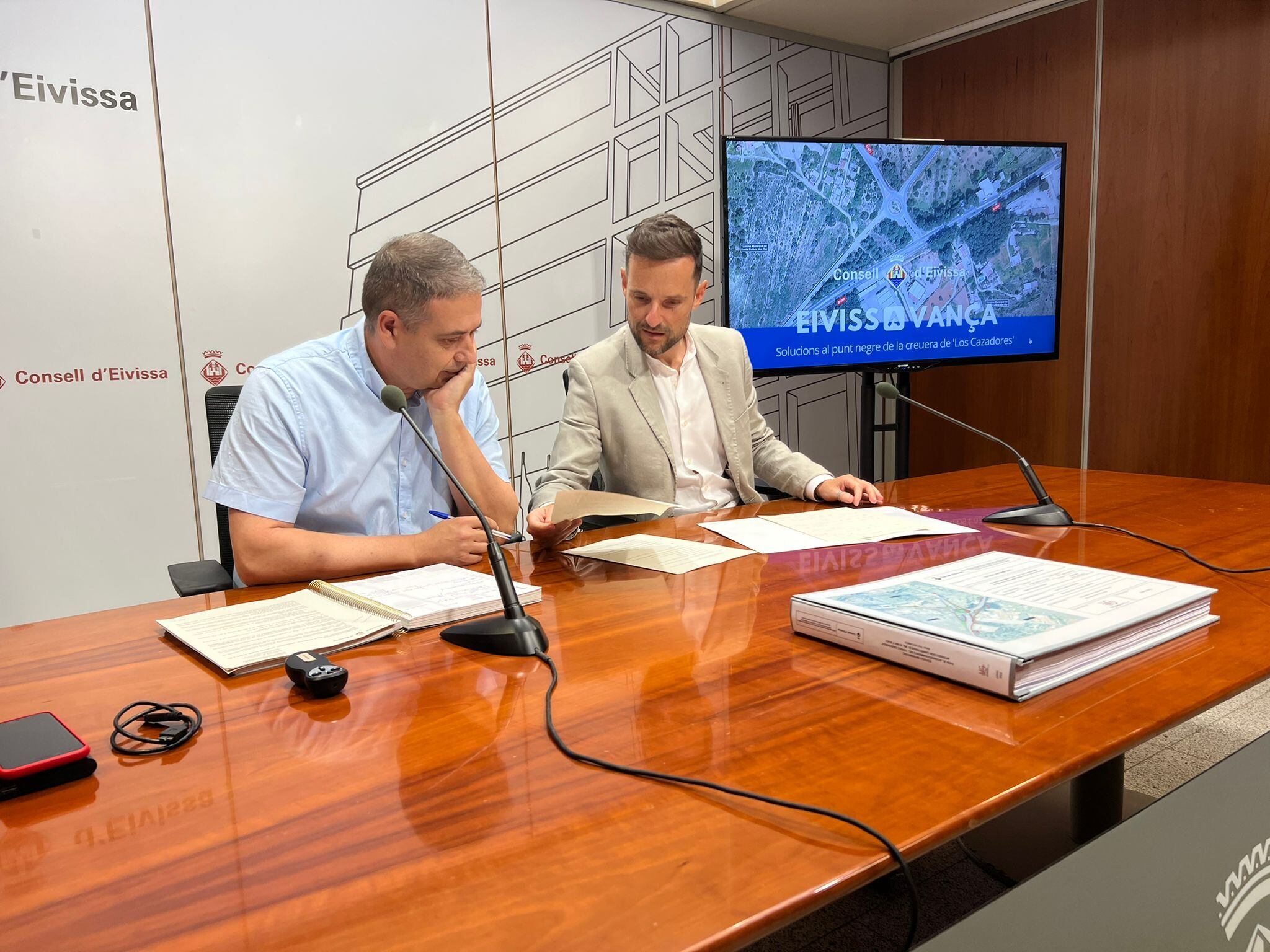 Mariano Juan en la rueda de prensa de este miércoles (Consell Ibiza)