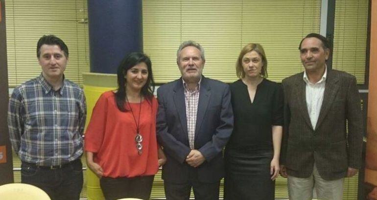 Pedro Soriano (primero por la izquierda), es el concejal de Ciudadanos que voto en blanco y no se abstuvo en el pleno del pasado sábado