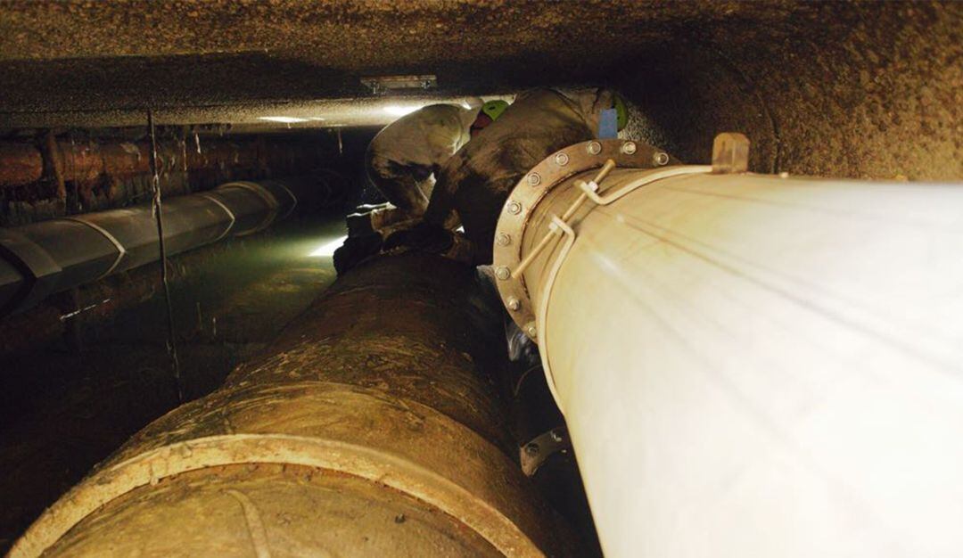 Tuberías de abastecimiento de agua de Pontevedra