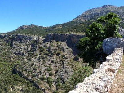 Paraje conocido como El Chorro, donde ha sido hallado el cadáver del hombre desaparecido el pasado lunes.