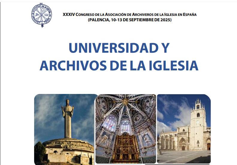 Palencia acogerá en septiembre el XXXIV Congreso de Archiveros de la Iglesia en España