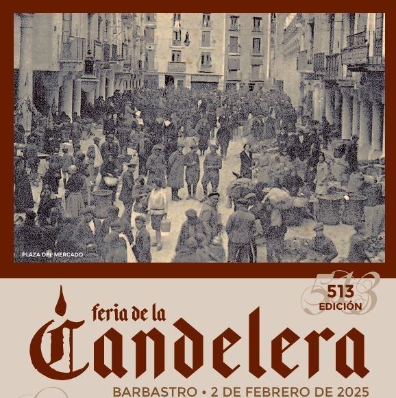 Cartel de la 513 edición de la Feria de la Candelera