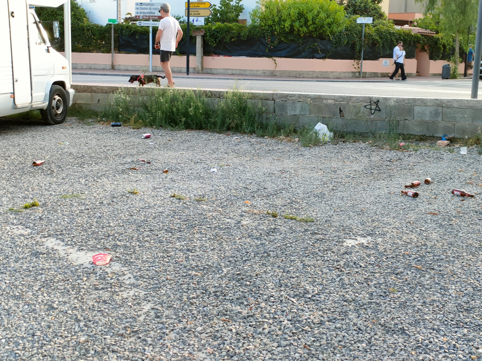 Imagen facilitada por el PSOE del parking de Puig d&#039;en Valls