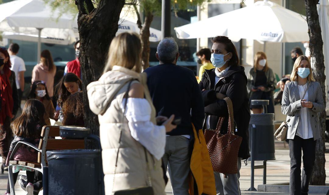 Una plaza de Granada. 