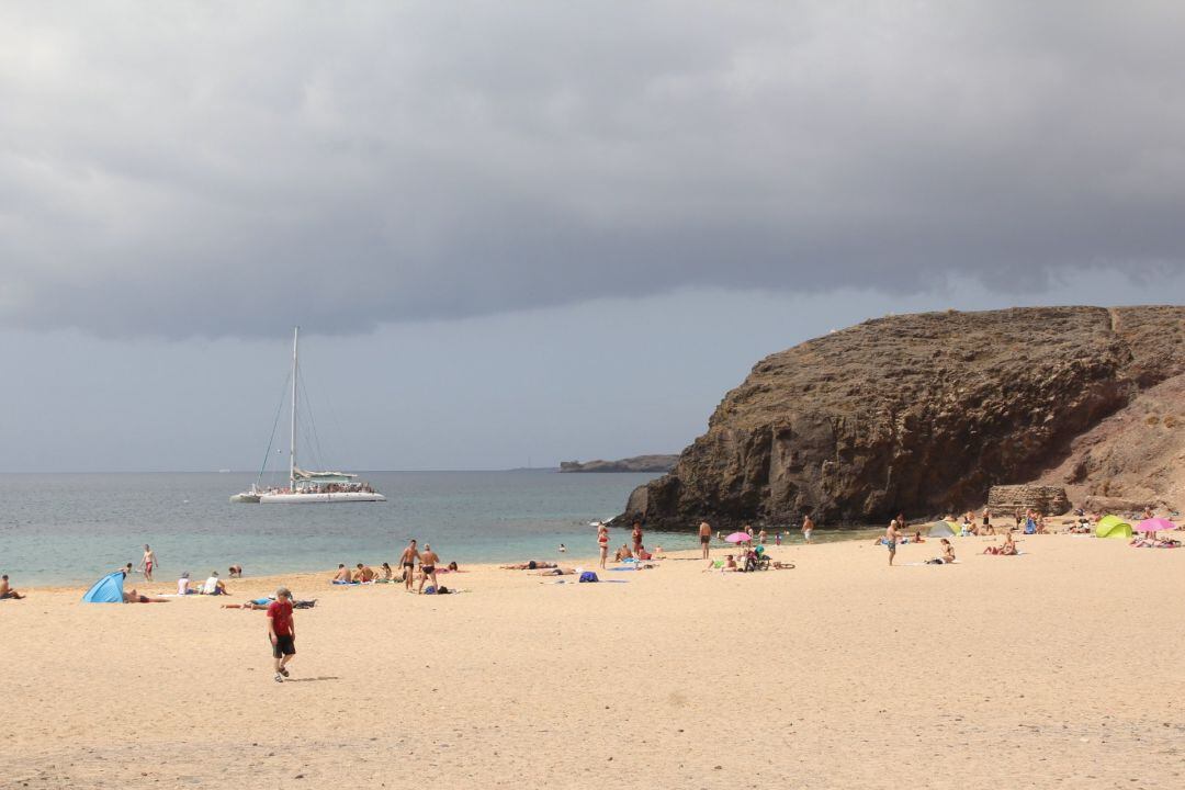 Foto de archivo de Playa Mujeres (Lanzarote)