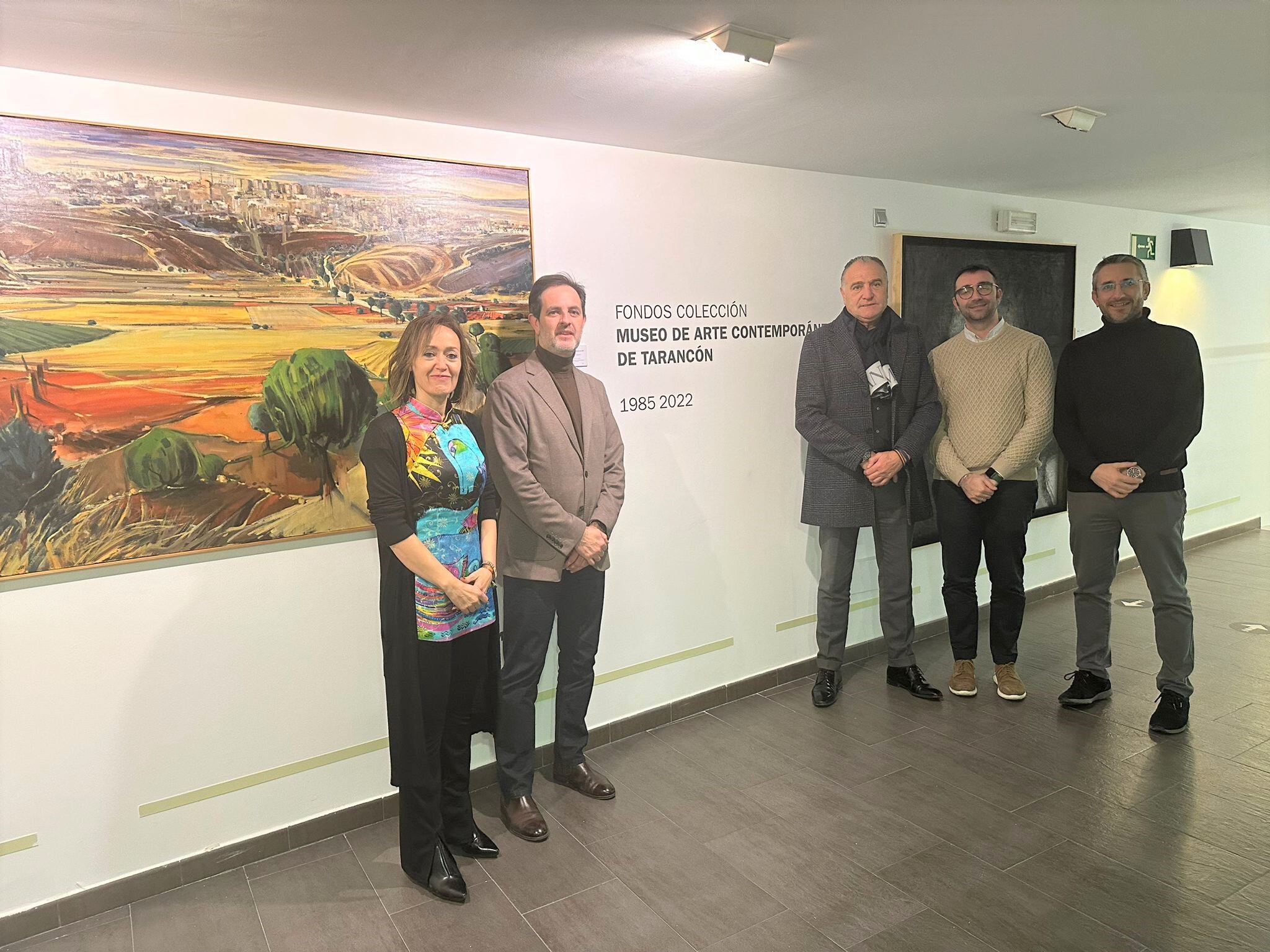 Inauguración de la exposición de fondos del Museo de Arte Contemporáneo de Tarancón en la sala Acua de la UCLM en Cuenca