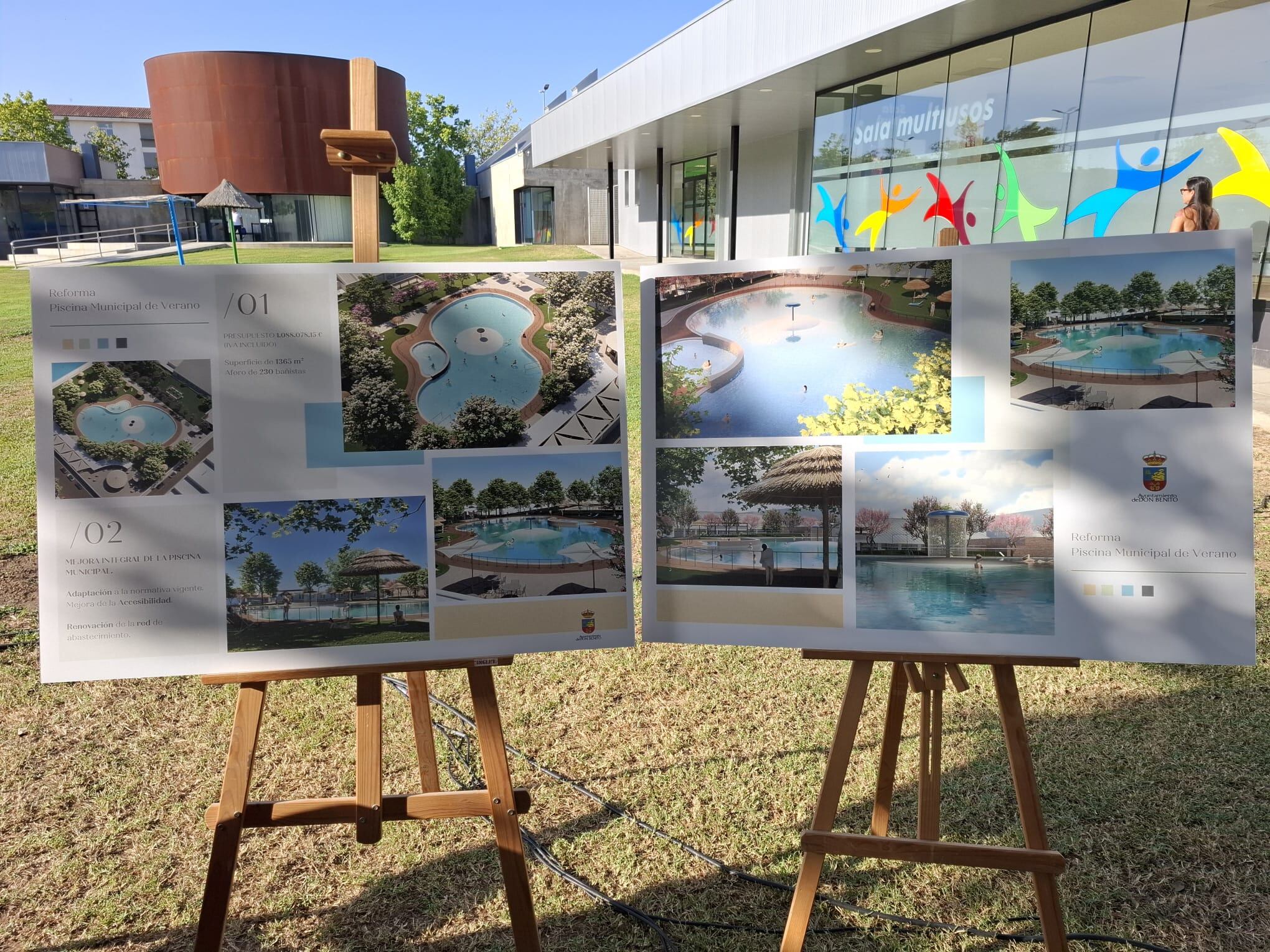 Obras piscina de verano Don Benito
