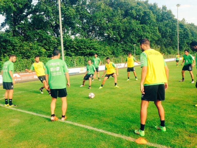 Entrenamiento en la actual ciudad deportiva