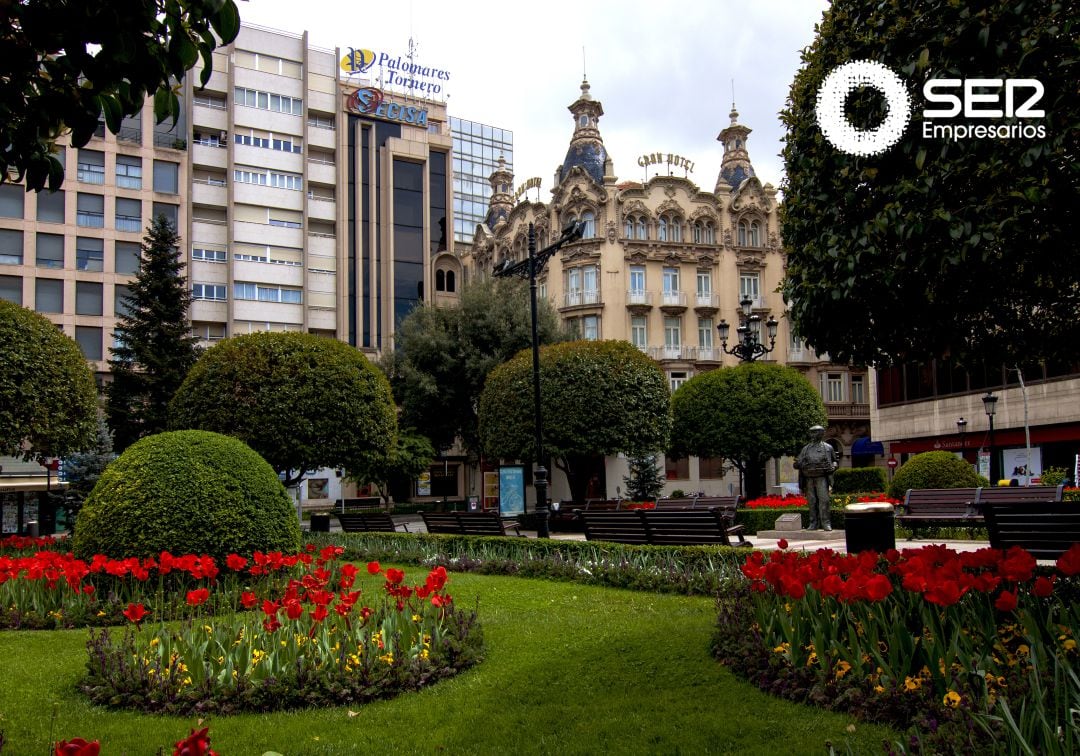 Plaza del Altozano, en Albacete centro