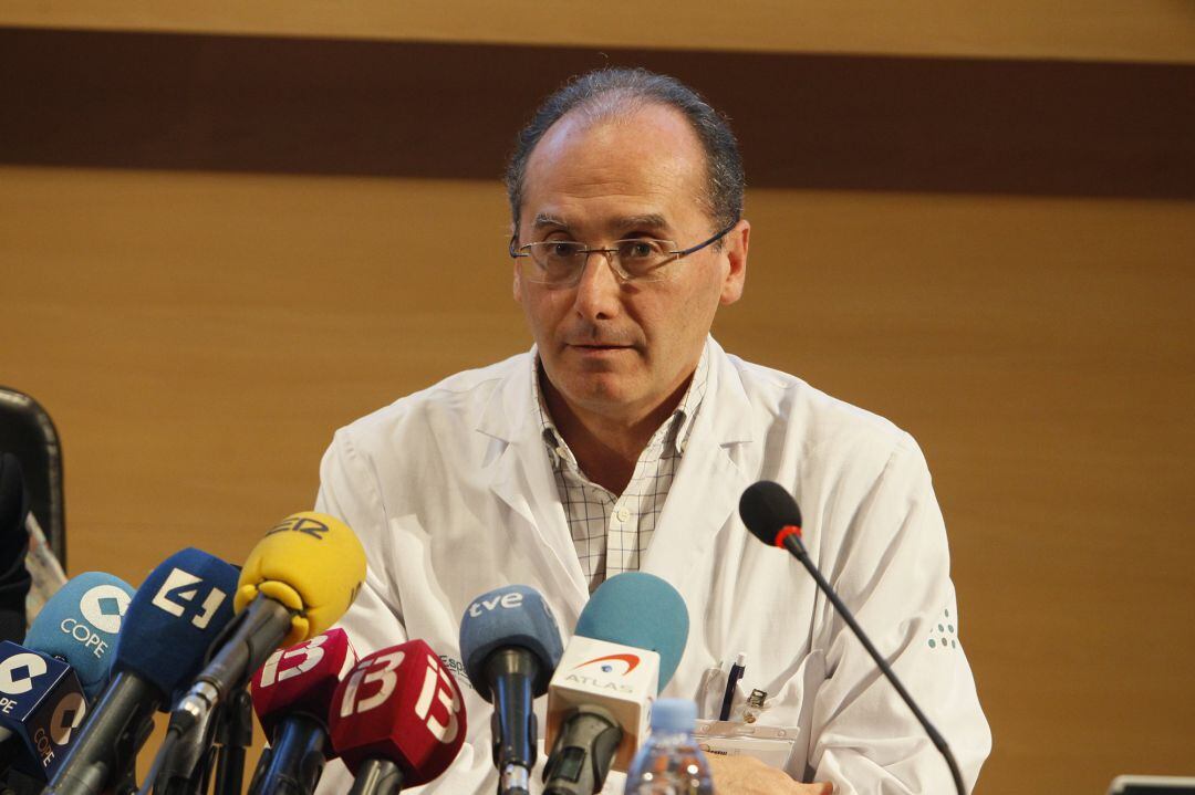 Rueda de prensa en el Hospital de Son Espases