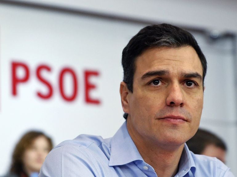 Pedro Sánchez, durante el Comité Federal celebrado este lunes