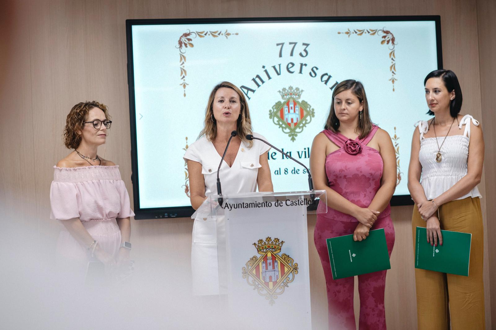 Presentación del 773 Aniversario de Castellón.