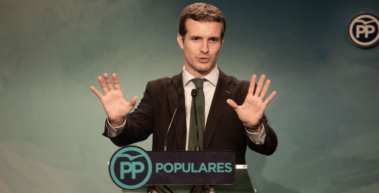 Pablo Casado, presidente del PP.