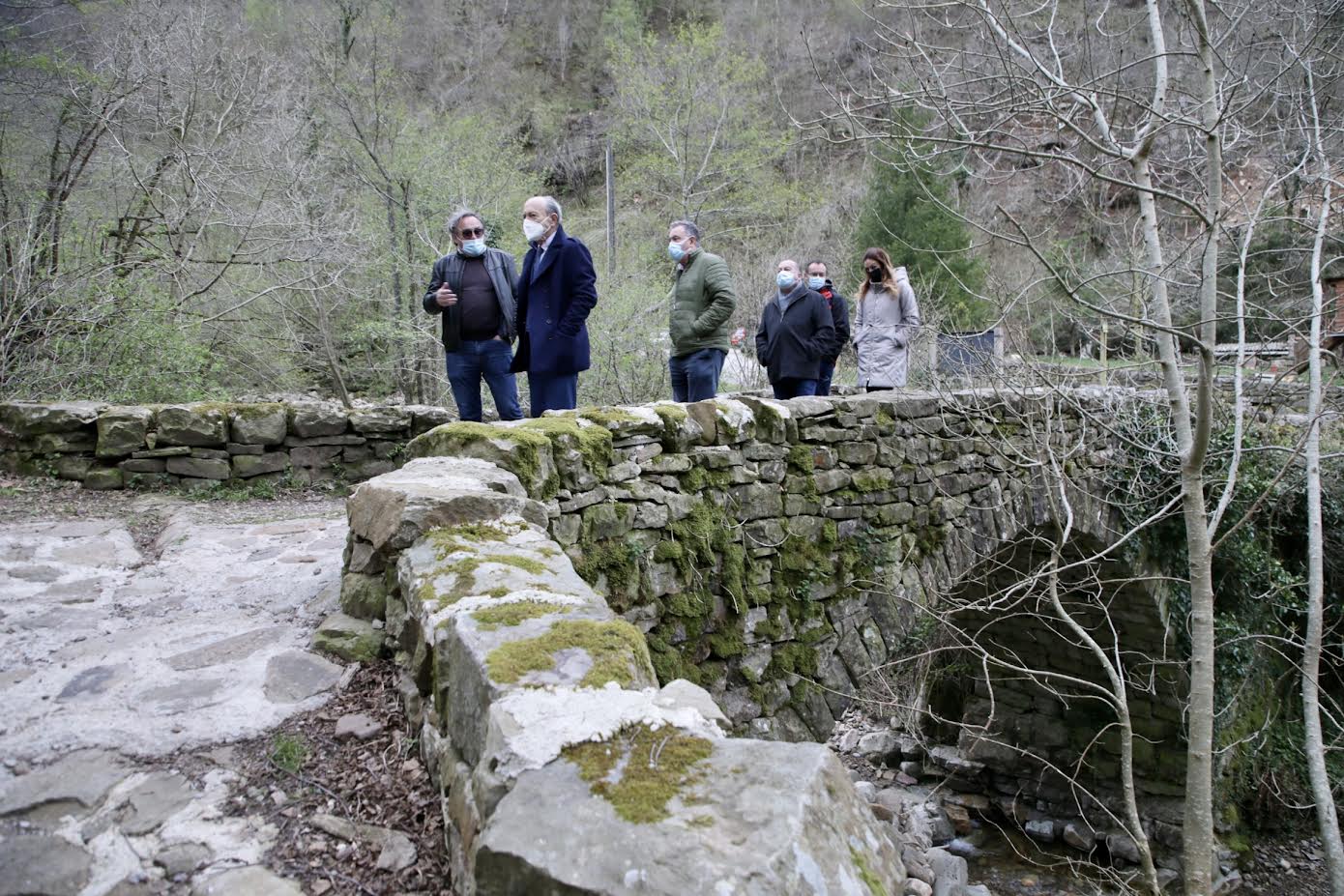 Visita del consejero de Turismo, Javier López Marcano