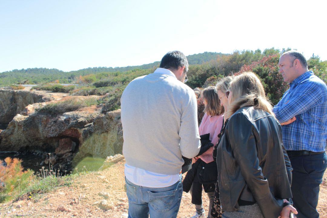 Visita a la zona de Pou des Lleó tras el paso de &#039;Gloria&#039;