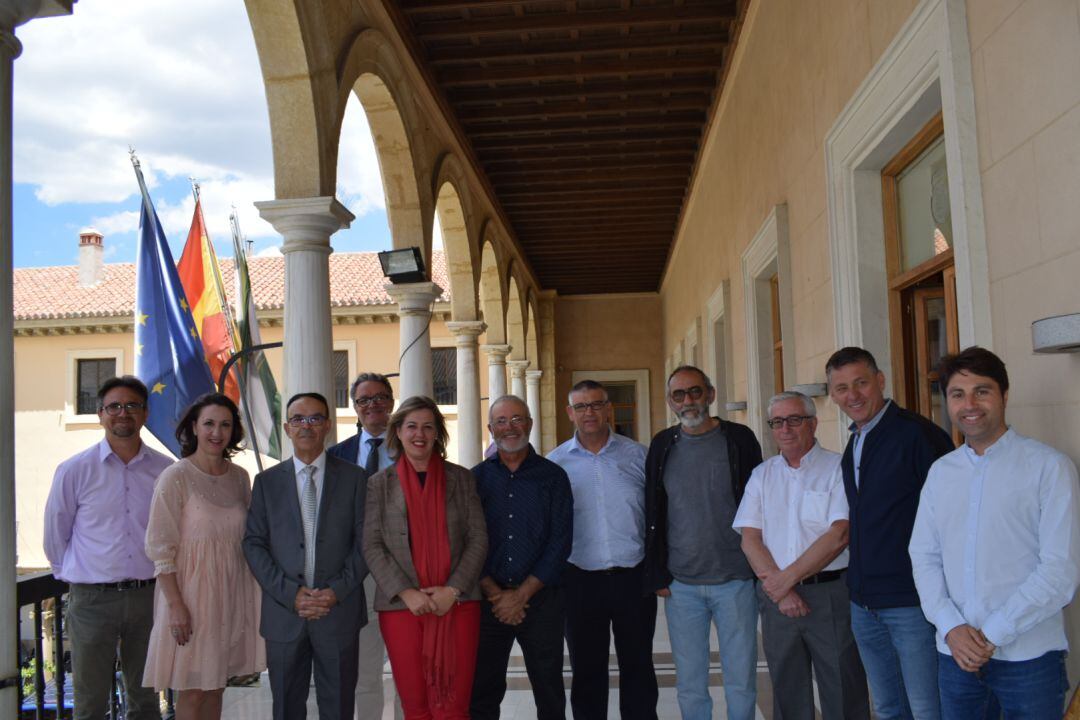 Foto de la celebración de Santa Rita en el Ayuntamiento de Guadix