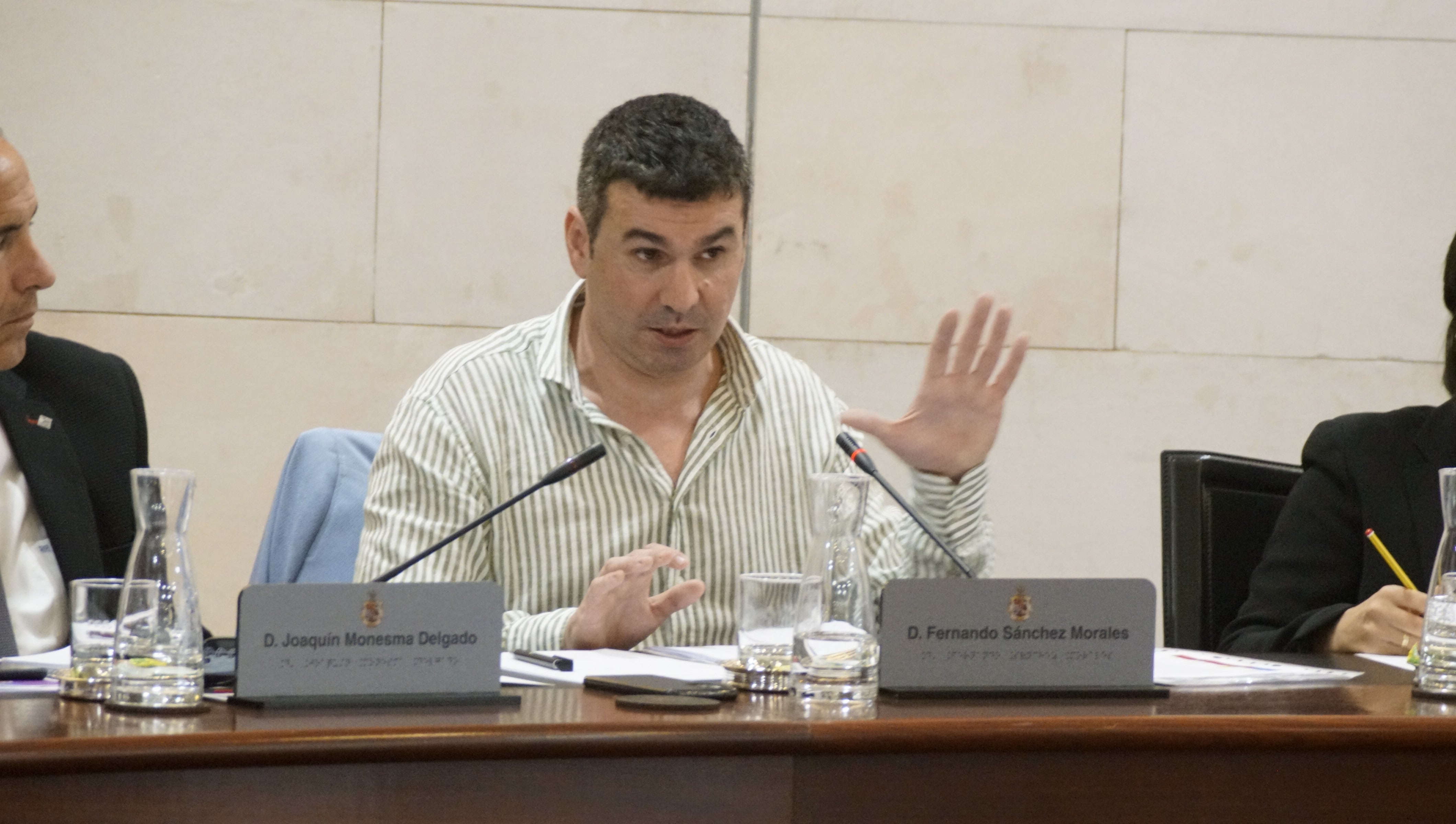 Fernando Sánchez, diputado del PSOE, ha defendido la propuesta sobre la nieve.