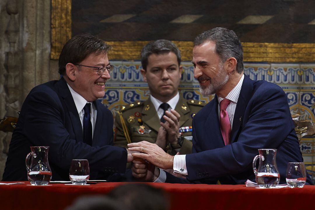 Foto de archivo (enero 2019). Ximo Puig y Felipe VI