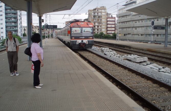 L'estació de la RENFE de Girona