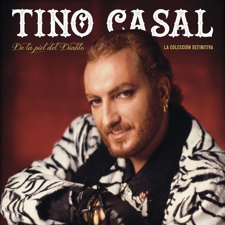 Portada del álbum &quot;De la Piel del Diablo&quot;, álbum recopilatorio de Tino Casal