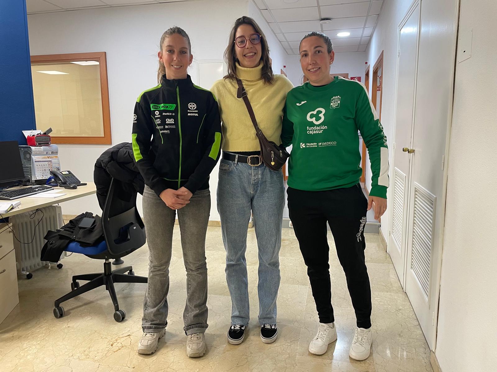 Andrea Sibaja, Andrea Roda e Inma Sojo hablan de deporte femenino en Hoy por Hoy Córdoba