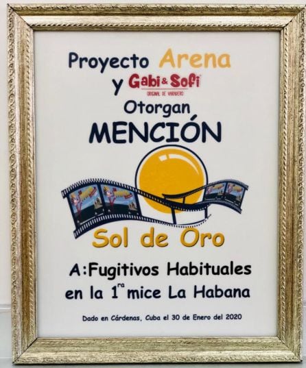 Mención &#039;Sol de Oro&#039;.