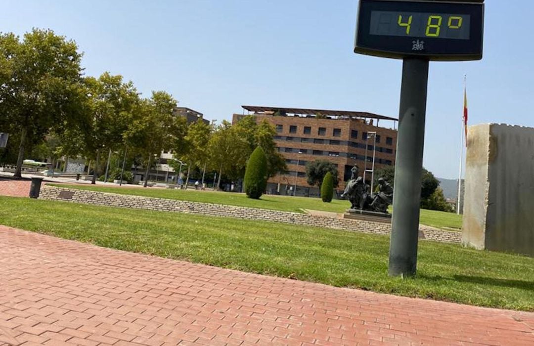 Temperatura en El Pretorio en Córdoba a las cinco e la tarde de este sábado 14 de agosto