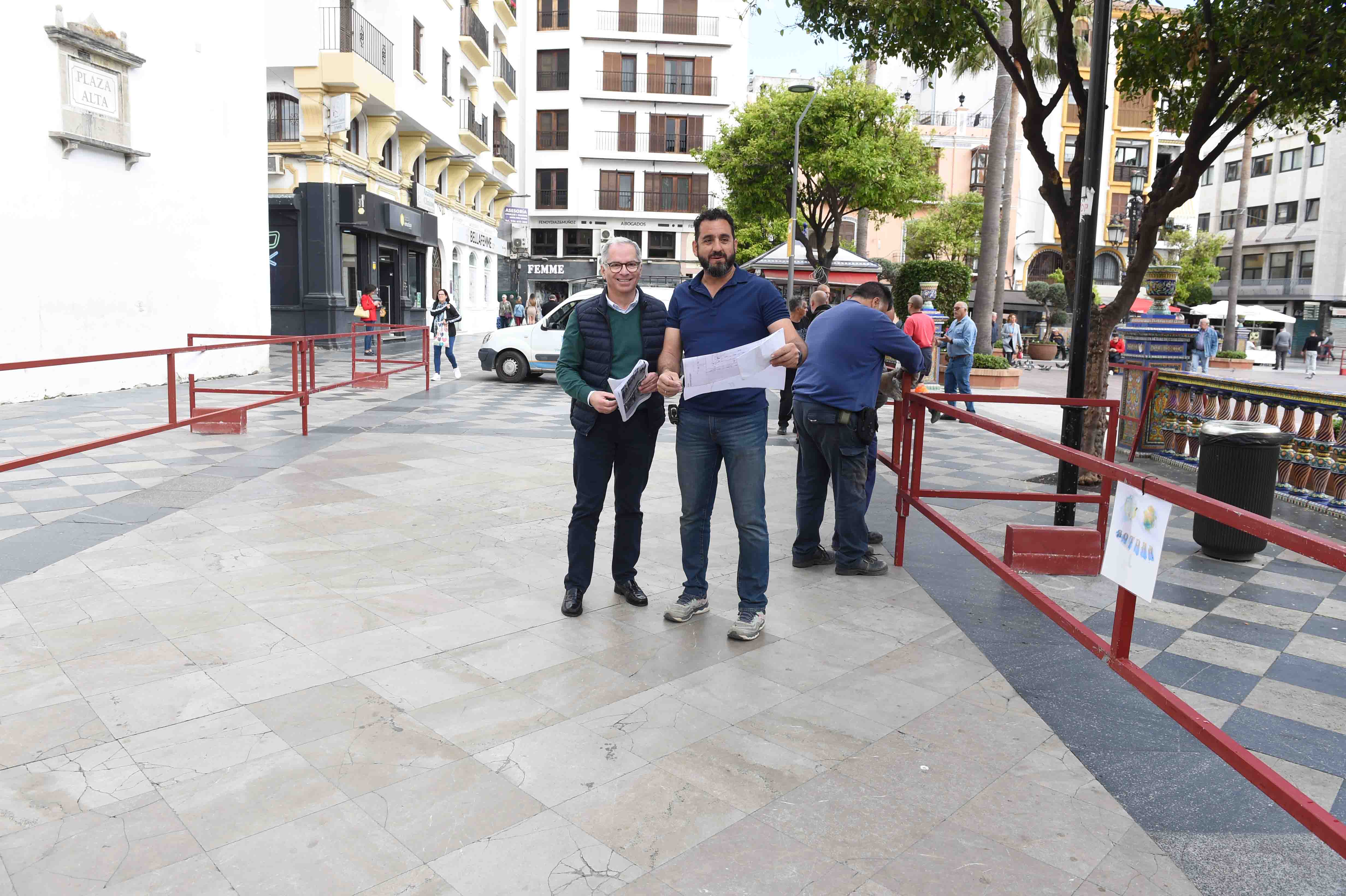 Imagen de los trabajos