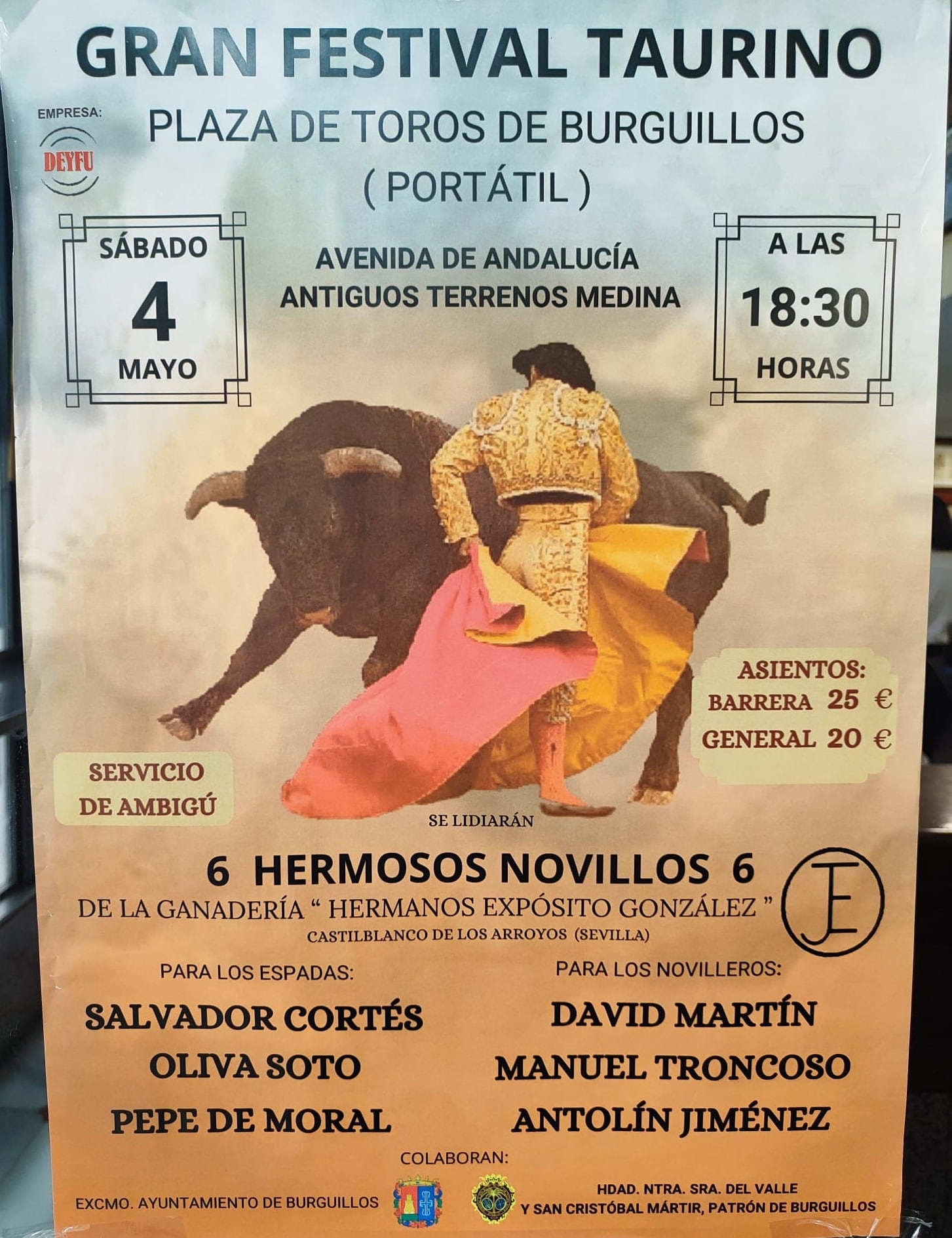 Cartel del festival que se anuncia este sábado en la localidad sevillana de Burguillos