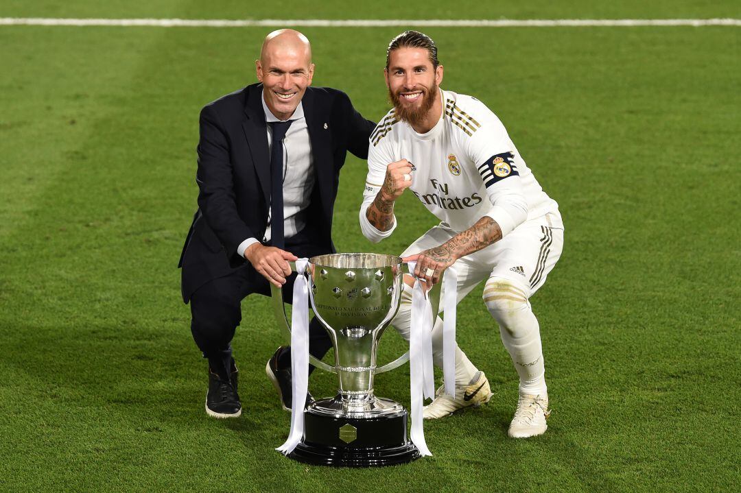 Sergio Ramos con Zidane