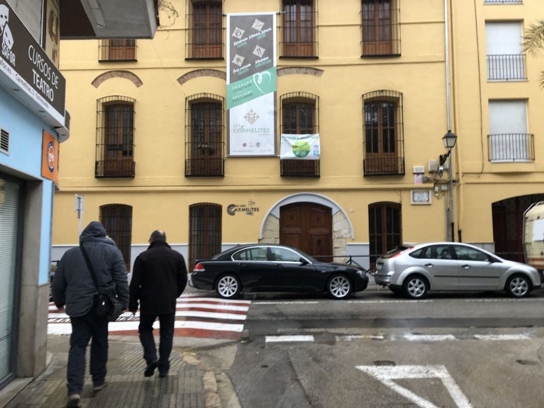 Colegio Carmelitas cerrado por el temporal