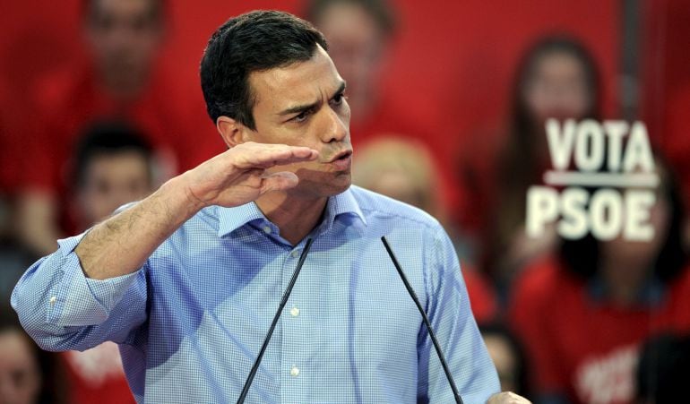 El secretario general del PSOE, Pedro Sánchez.