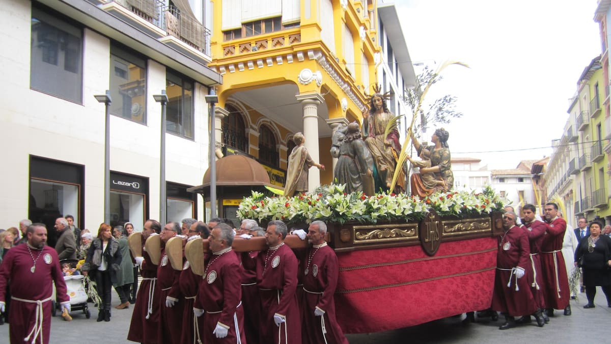 Bendición de palmas y ramos en Barbastro