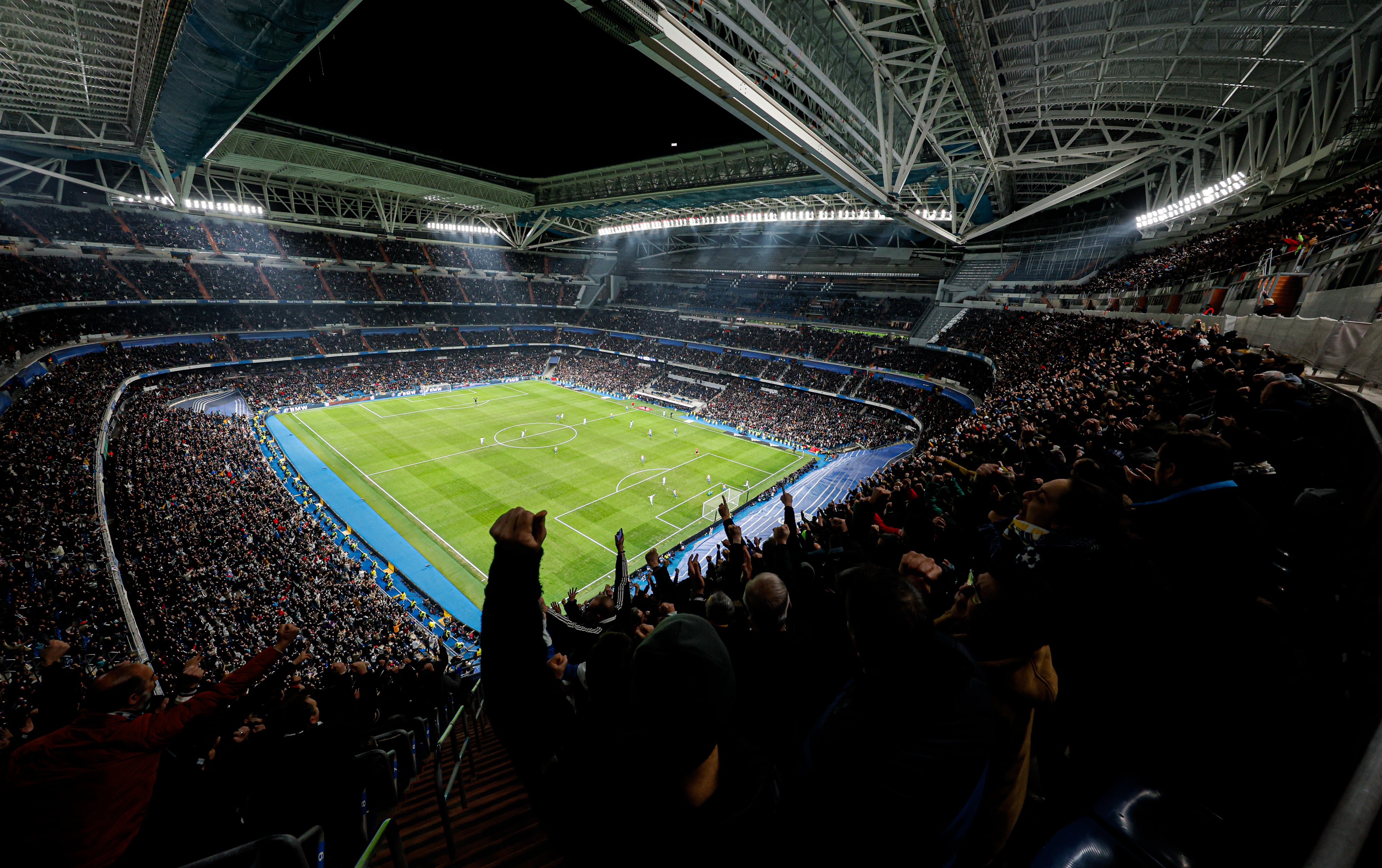 El estadio Santiago Bernabéu. Archivo.